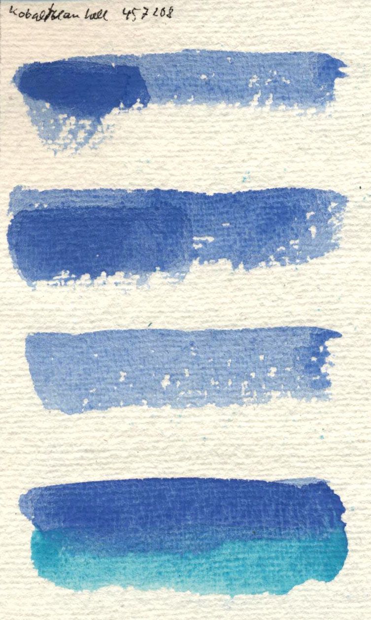 Kremer akvarel - kobaltově modré světlo (plast, 3 x 1,8 x 1 cm)